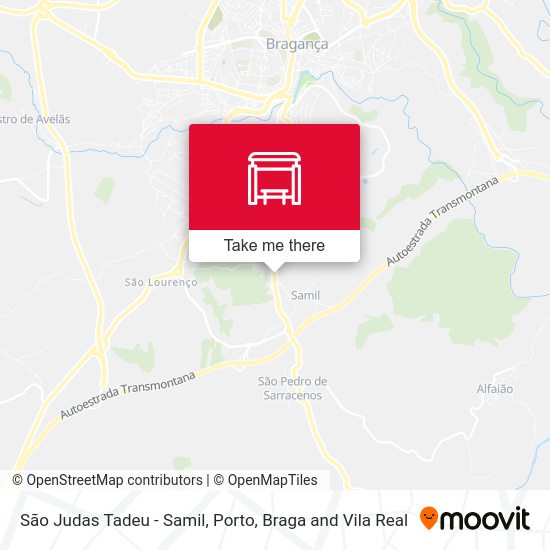 São Judas Tadeu - Samil mapa