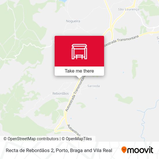 Recta de Rebordãos 2 map