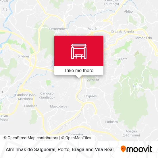 Alminhas do Salgueiral map