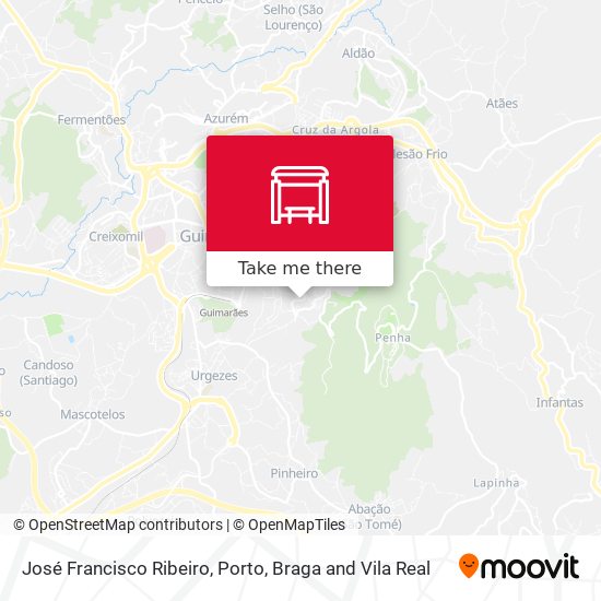 José Francisco Ribeiro map