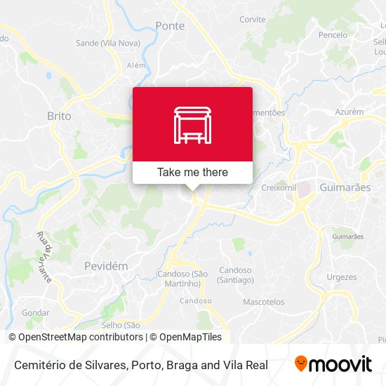 Cemitério de Silvares map