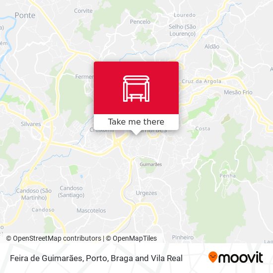 Feira de Guimarães mapa