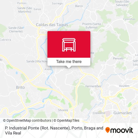 P. Industrial Ponte (Rot. Nascente) map