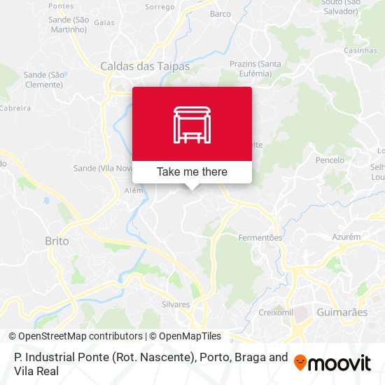 P. Industrial Ponte (Rot. Nascente) map