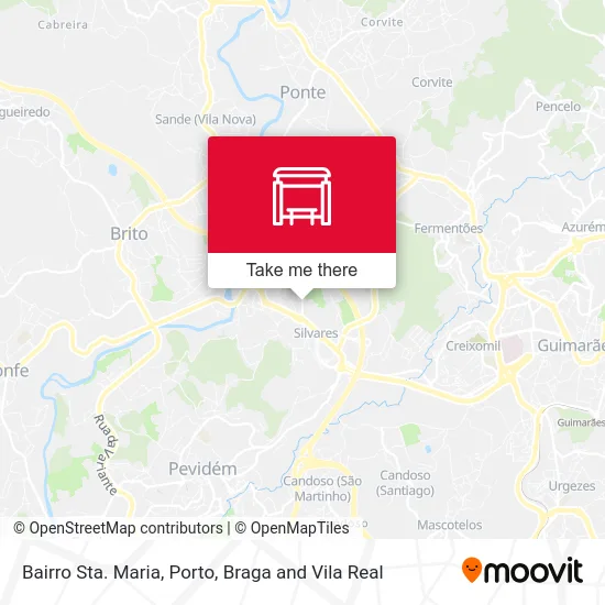 Bairro Sta. Maria map