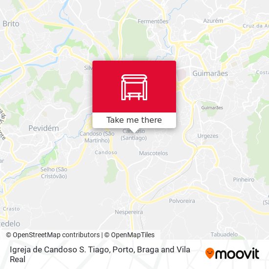 Igreja de Candoso S. Tiago map