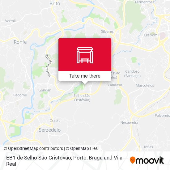 EB1 de Selho São Cristóvão map
