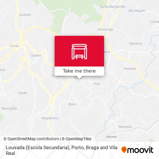 Lousada (Escola Secundaria) map