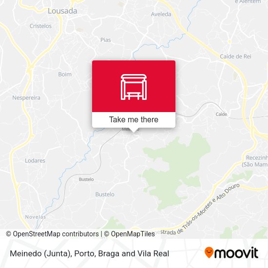 Meinedo (Junta) mapa