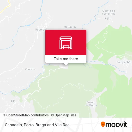 Canadelo map