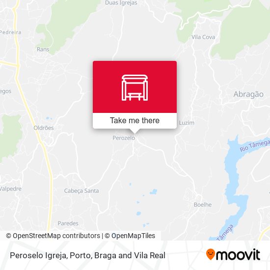 Peroselo Igreja mapa