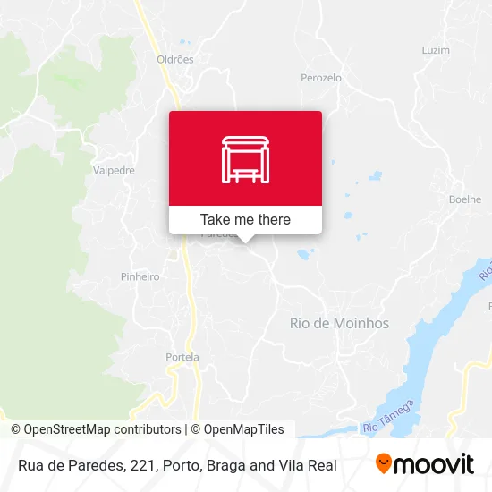 Rua de Paredes, 221 mapa