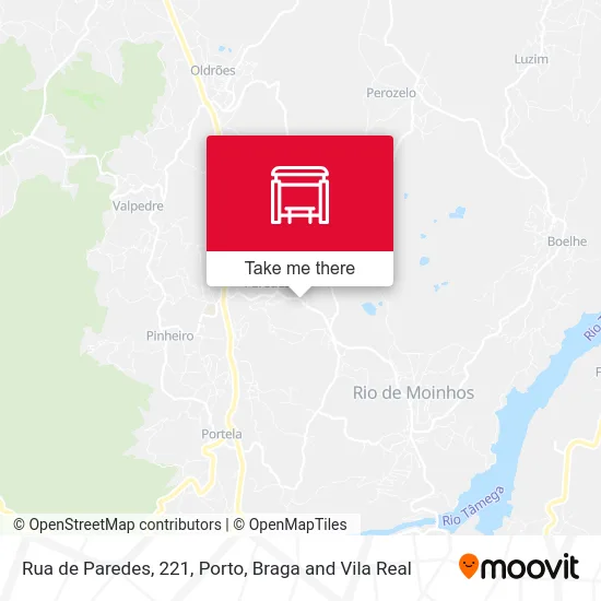 Rua de Paredes, 221 mapa