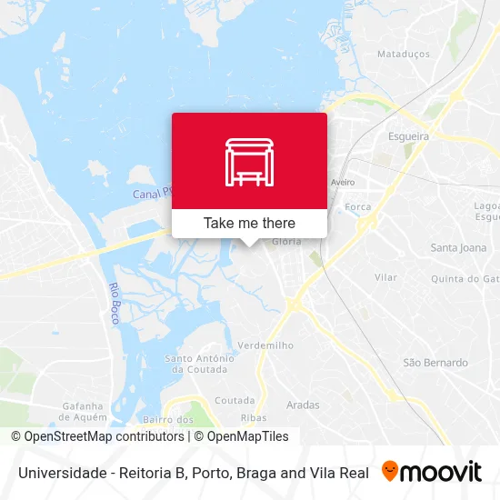 Universidade - Reitoria B map