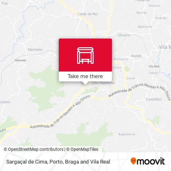 Sargaçal de Cima mapa