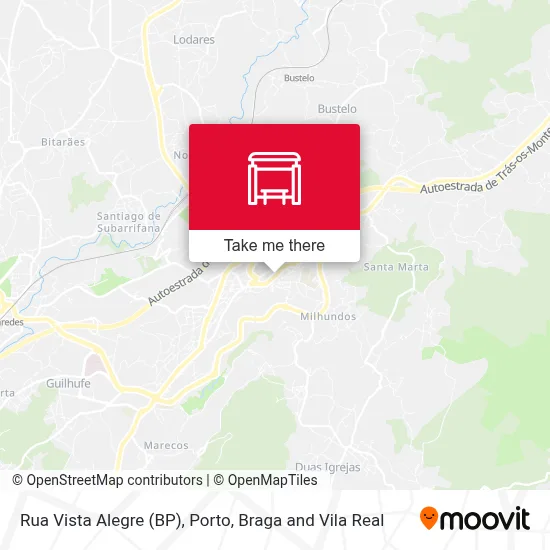 Rua Vista Alegre (BP) map