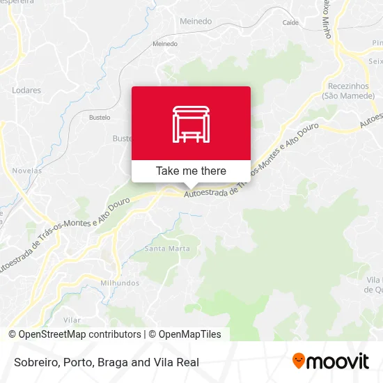 Sobreiro map