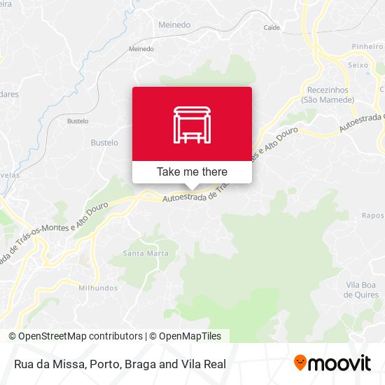 Rua da Missa map