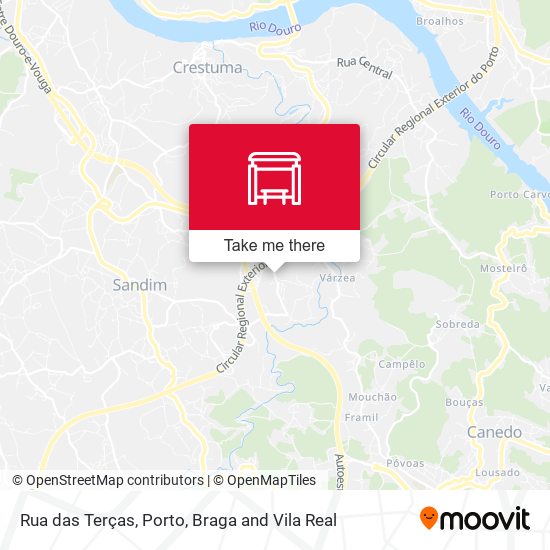 Rua das Terças map