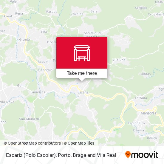 Escariz (Polo Escolar) mapa