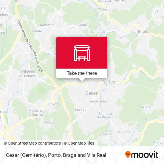 Cesar (Cemitério) map