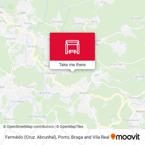 Fermêdo (Cruz. Abrunhal) mapa