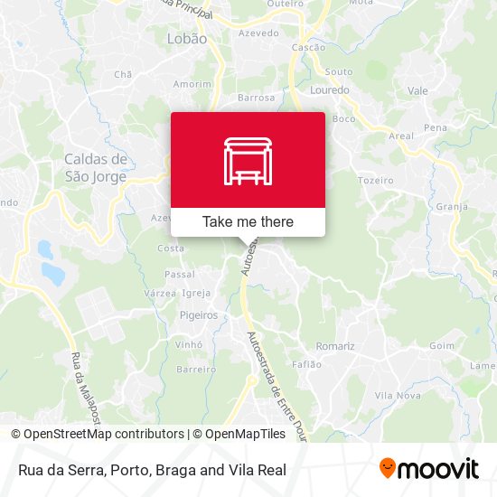 Rua da Serra map