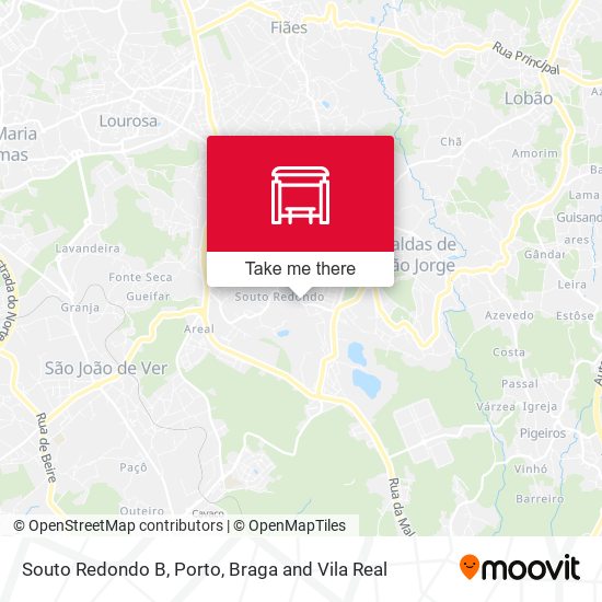 Souto Redondo B mapa