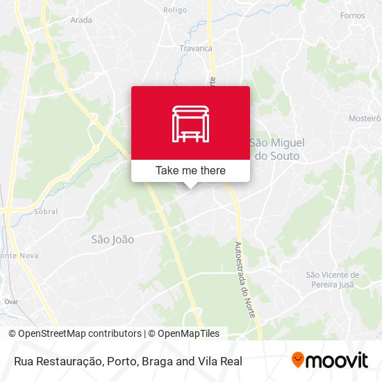 Rua Restauração map