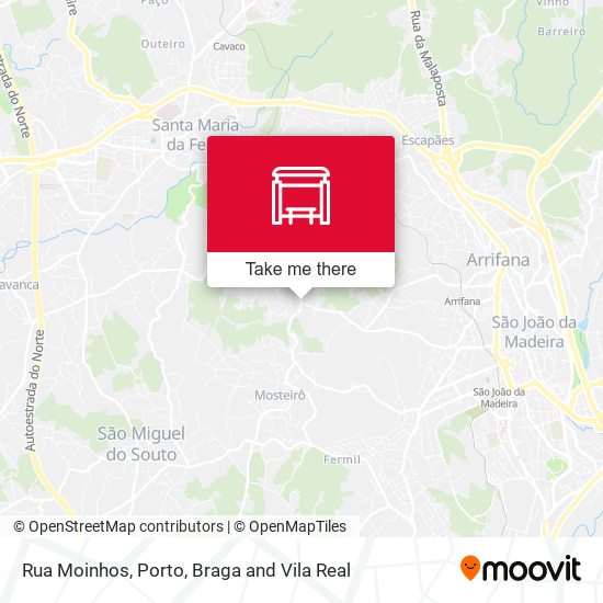 Rua Moinhos map