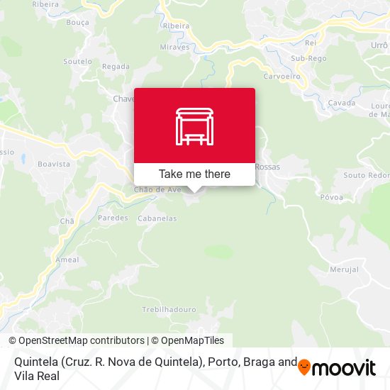 Quintela (Cruz. R. Nova de Quintela) mapa