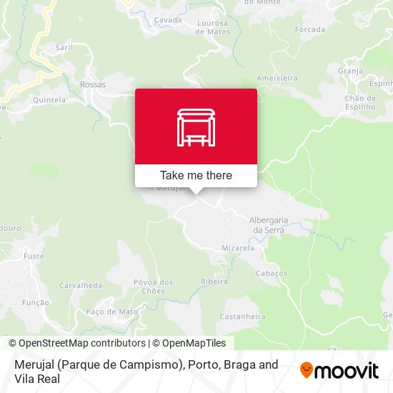 Merujal (Parque de Campismo) mapa
