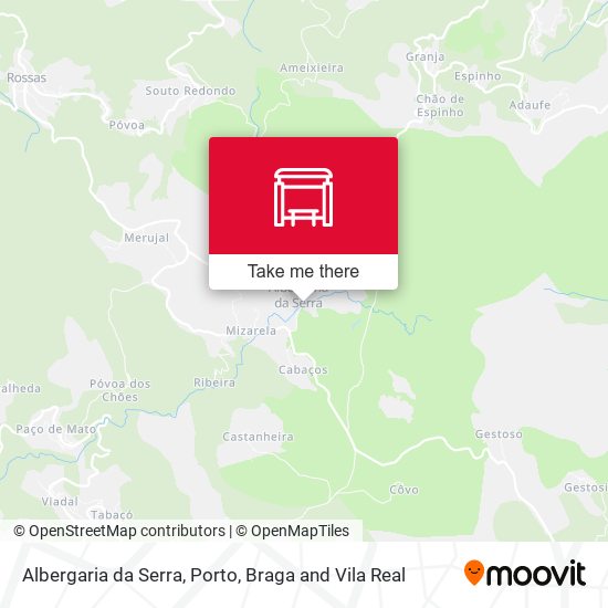 Albergaria da Serra mapa