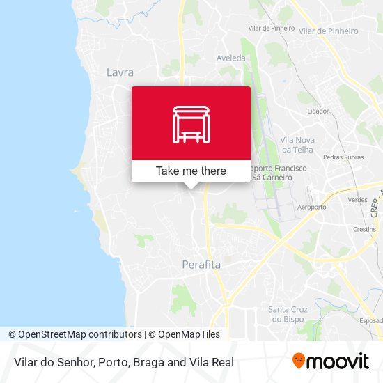 Vilar do Senhor mapa