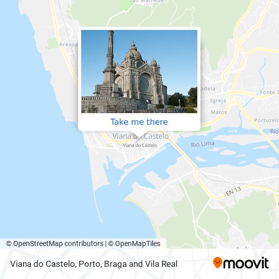 Viana do Castelo map