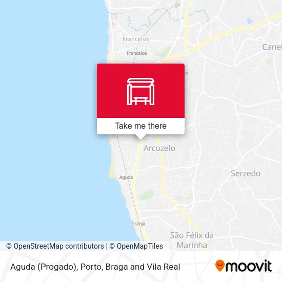 Aguda (Progado) map