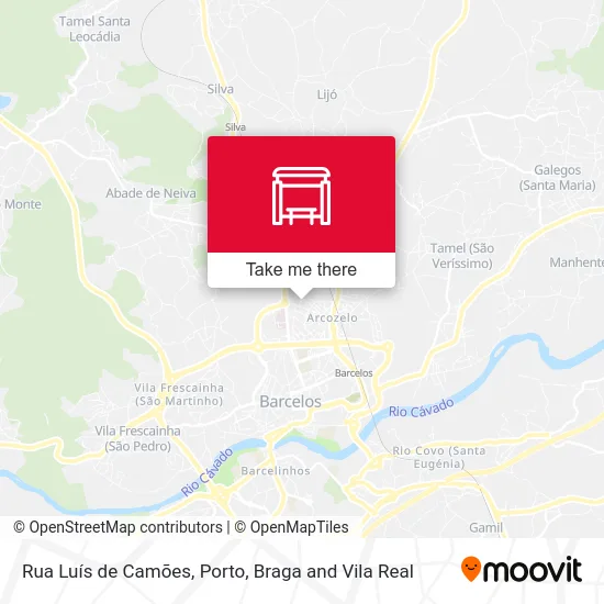 Rua Luís de Camões map