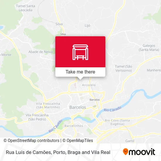 Rua Luís de Camões map
