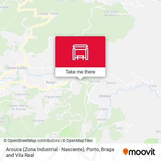 Arouca (Zona Industrial - Nascente) map
