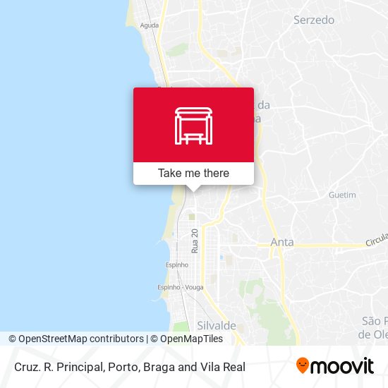Cruz. R. Principal mapa