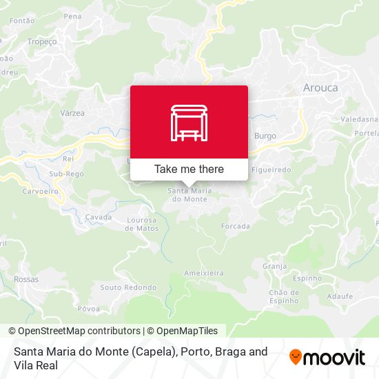 Santa Maria do Monte (Capela) mapa