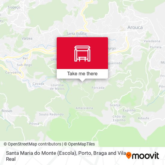 Santa Maria do Monte (Escola) map