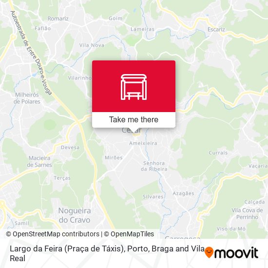 Largo da Feira (Praça de Táxis) map