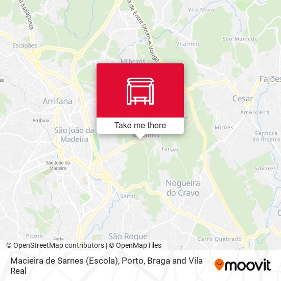 Macieira de Sarnes (Escola) map