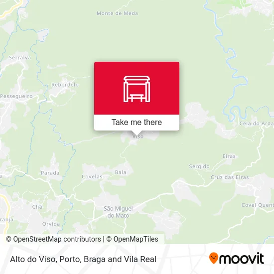 Alto do Viso map