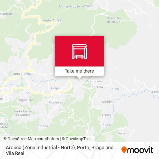 Arouca (Zona Industrial - Norte) map