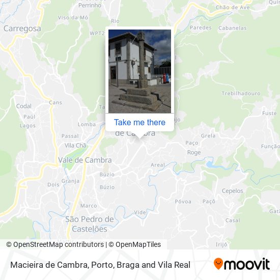 Macieira de Cambra map