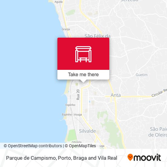 Parque de Campismo mapa
