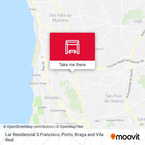 Lar Residencial S.Francisco mapa