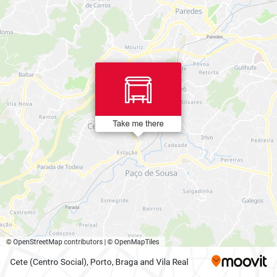 Cete (Centro Social) mapa